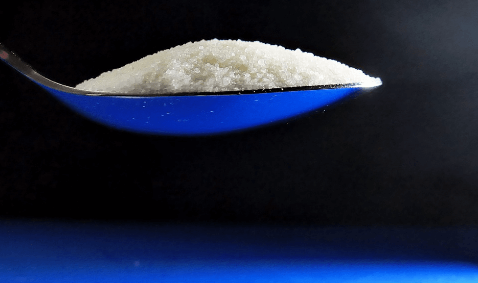 sea salt on a spoon
